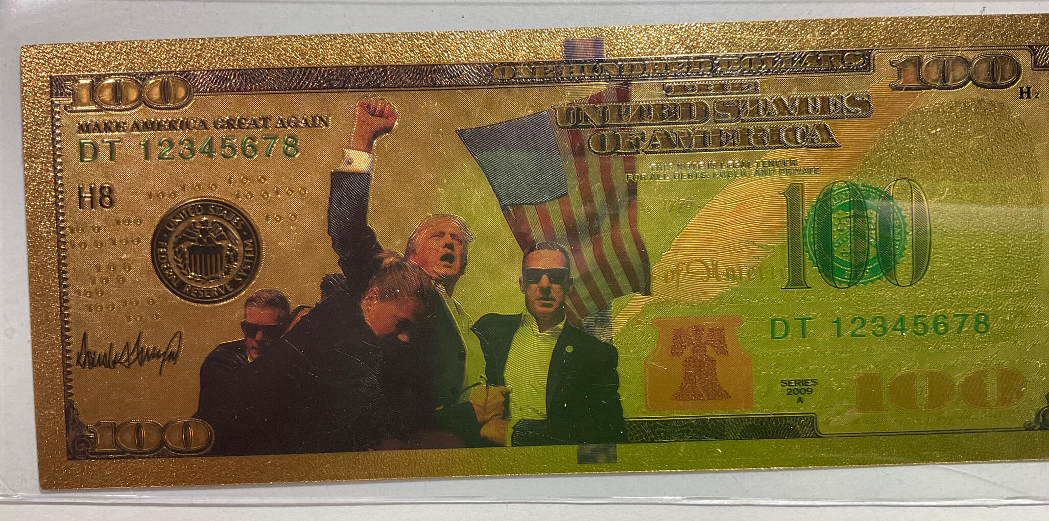 Make America great again, Trump Hundred dollar bill